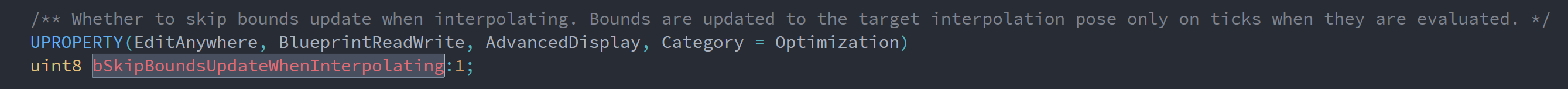 bSkipBoundsUpdateWhenInterpolating